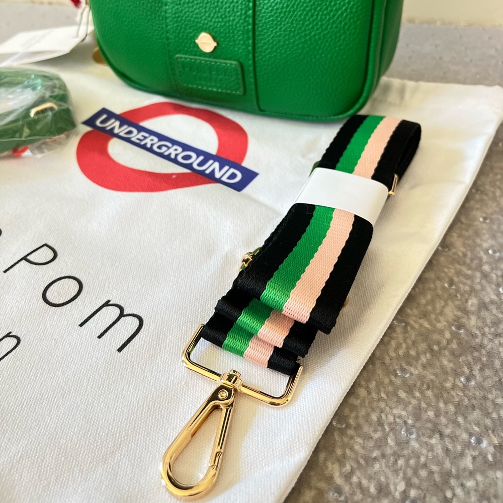 NEW Pom Pom London DISTRICT LINE GREEN original bag TFL LIMITED EDITION kelly - Picture 2 of 4
